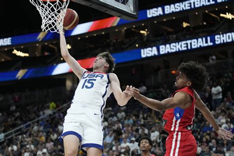 USA Basketball rolls past Puerto Rico in World Cup tune-up opener, 117-74